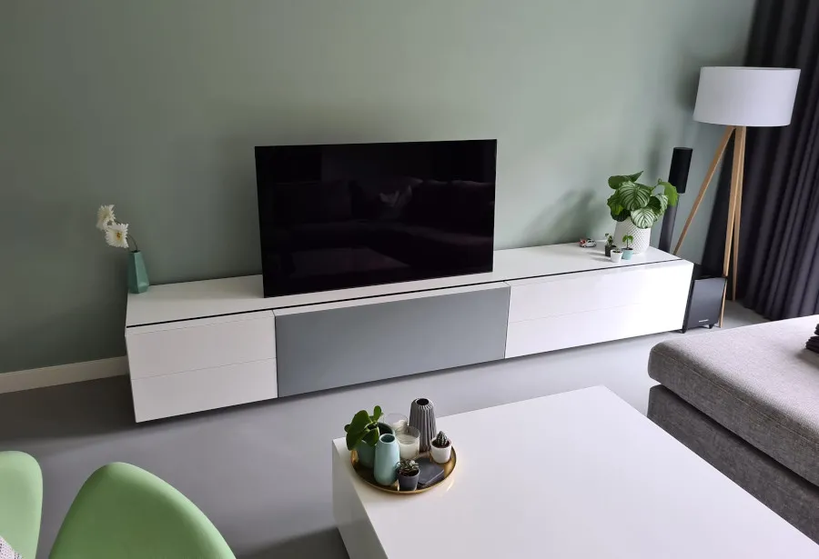 leren Zich verzetten tegen waarde TV-meubel met speakerstof - Jacobsmeubels.nl